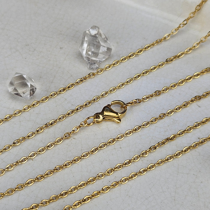 Gold Dainty Cable Chain