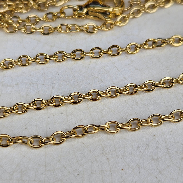 Gold Dainty Cable Chain