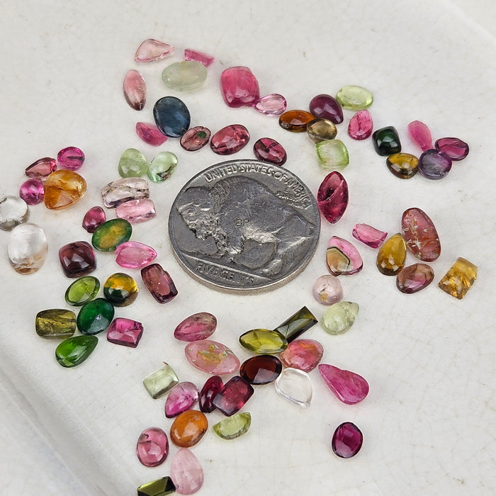 Tourmaline Cabochons, second quality