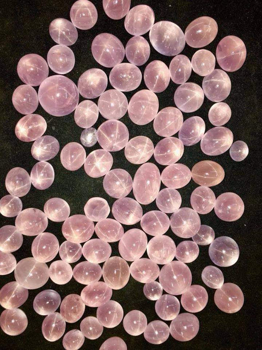 Star Rose Quartz Cabochons