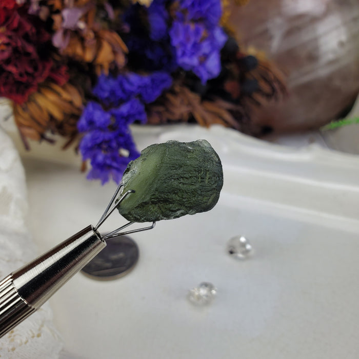 Moldavite, raw 14