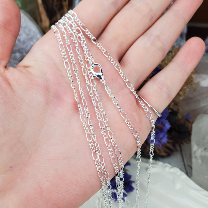 Silver Figaro Chain