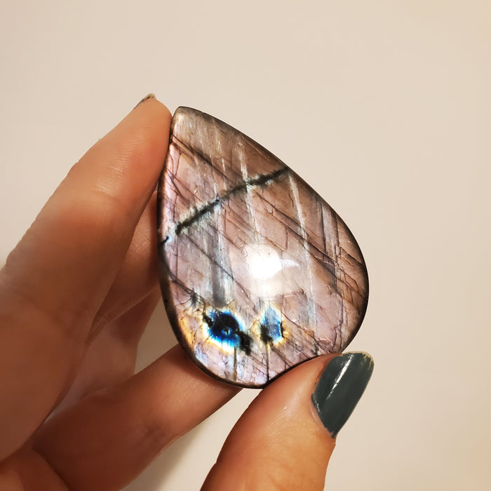 Mauve Labradorite Cabochon, 9