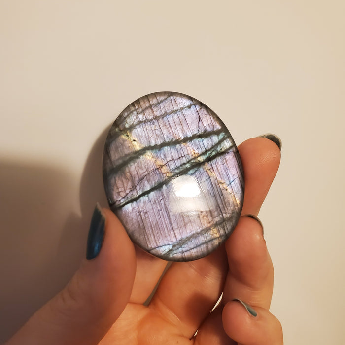 Mauve Labradorite Cabochon, 10