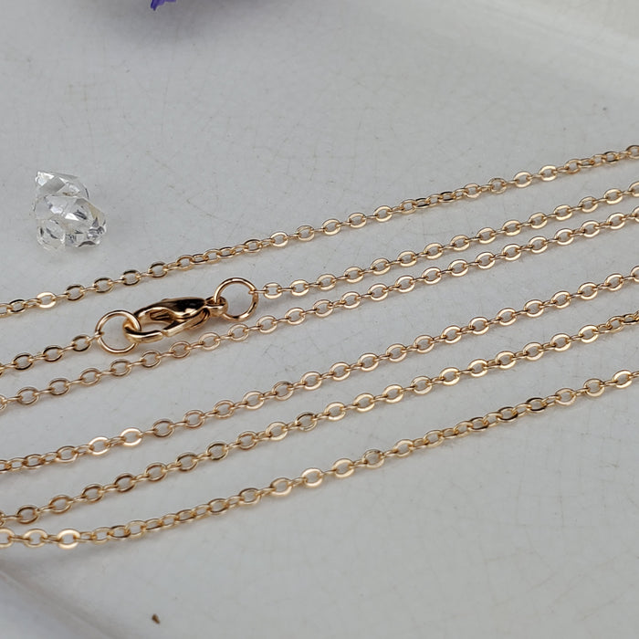 Gold Dainty Cable Chain