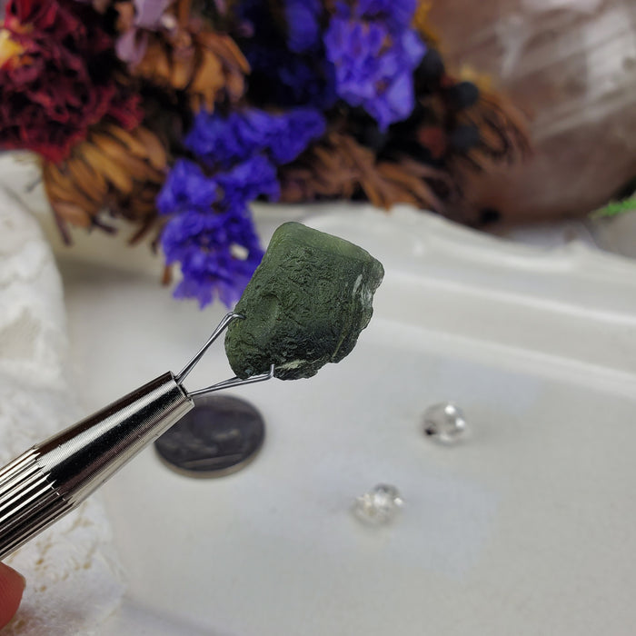 Moldavite, raw 14