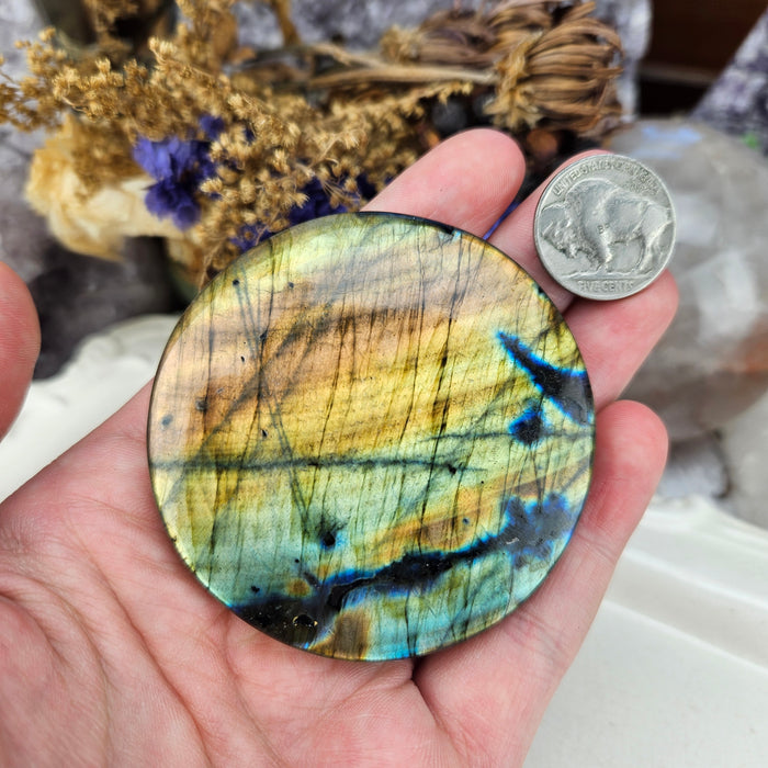 Labradorite Cabochon, 2