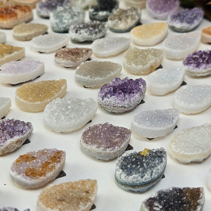 Druzy Teardrop Cabochons