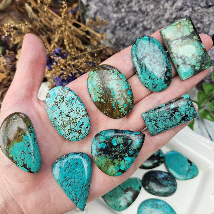 Tibetan Turquoise Cabochons, large