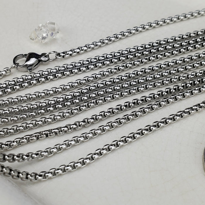 Stainless Steel Rounded Box Chain