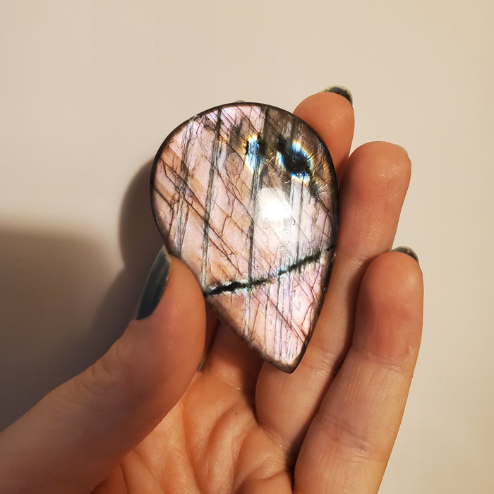 Mauve Labradorite Cabochon, 9