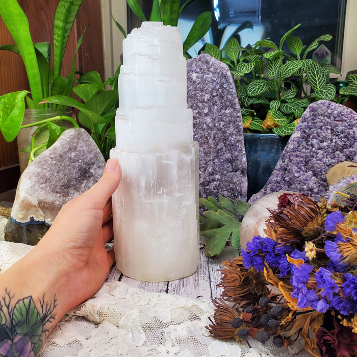 Selenite Lamps