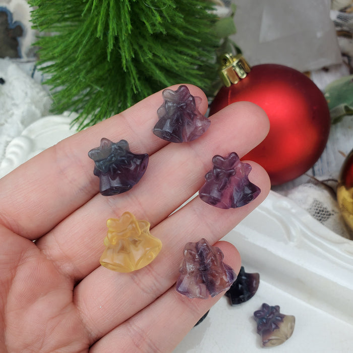 Fluorite Jingle Bell Carving