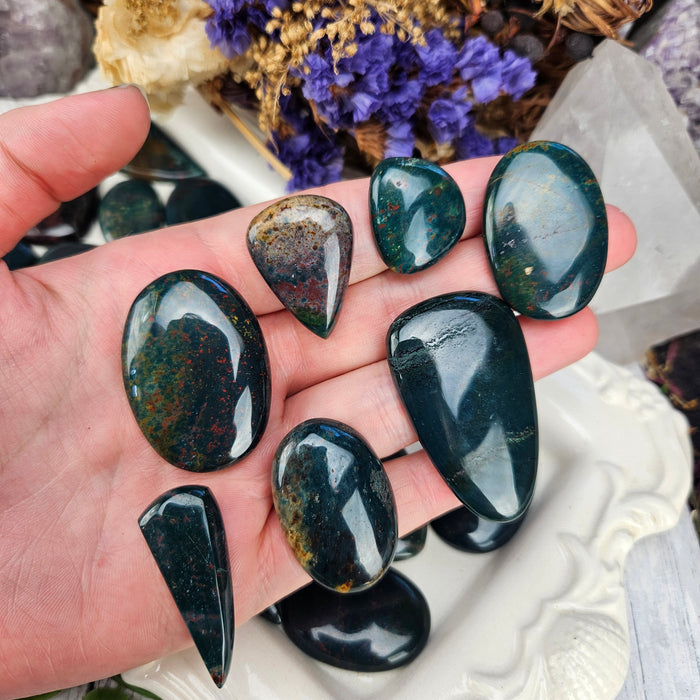 Bloodstone Cabochons