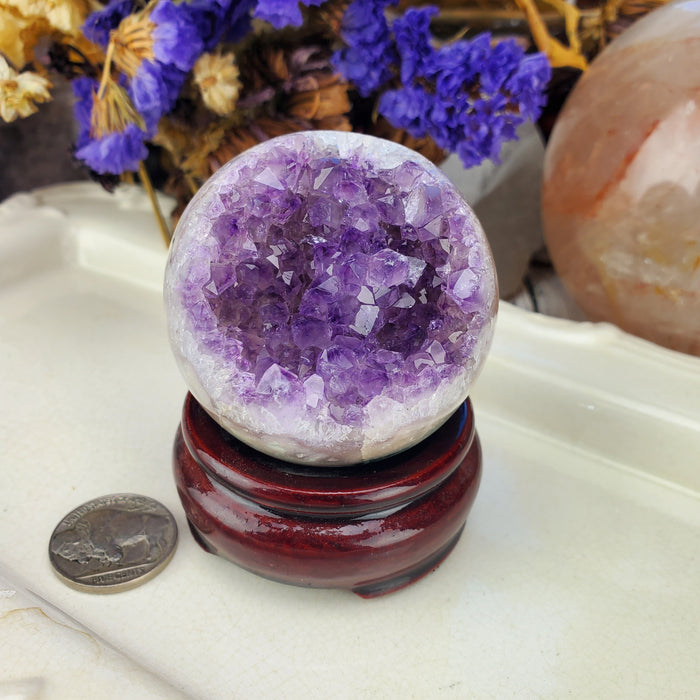 Uruguay Amethyst Sphere, 4