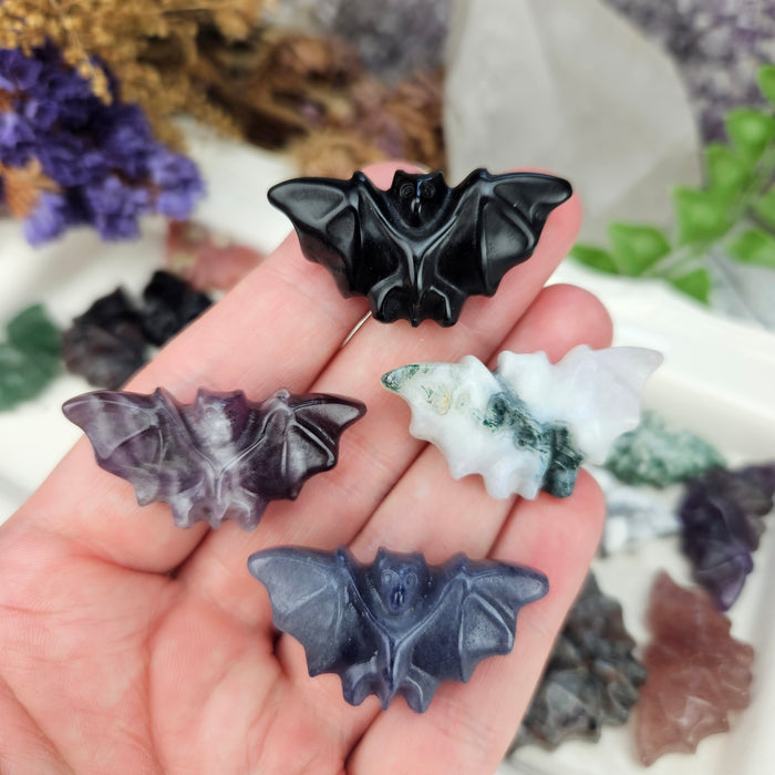 Crystal Bat Cabochons