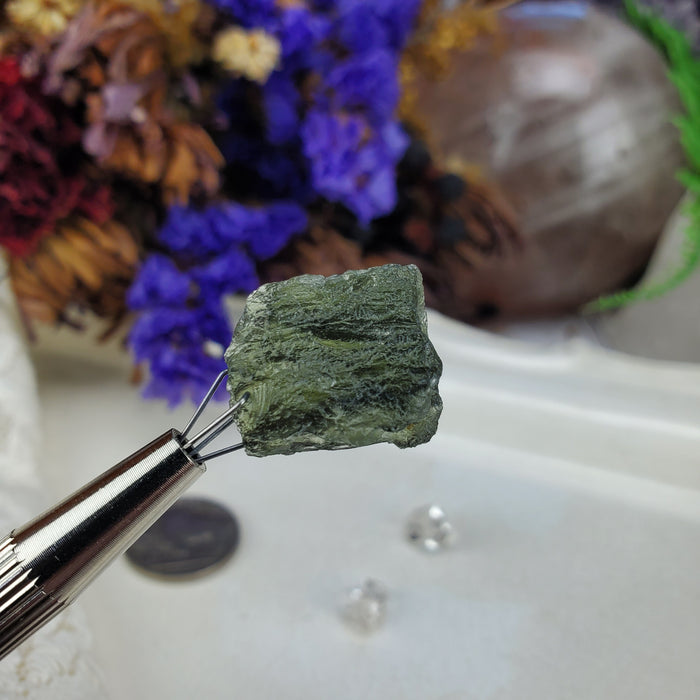 Moldavite, raw 12