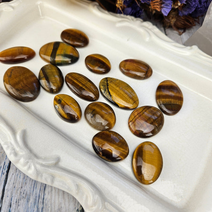 Tigers Eye Oval Cabochons