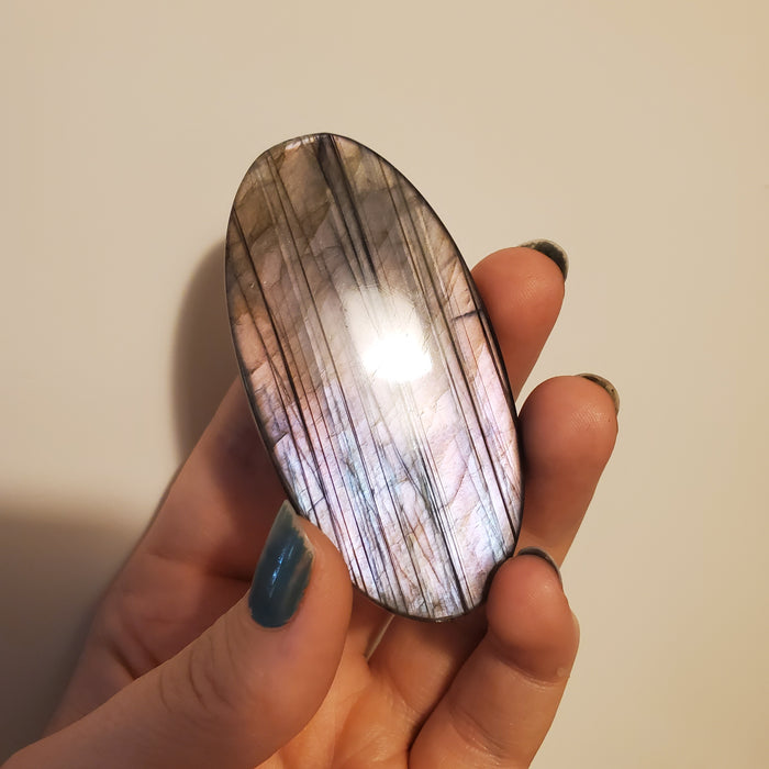 Mauve Labradorite Cabochon, 6