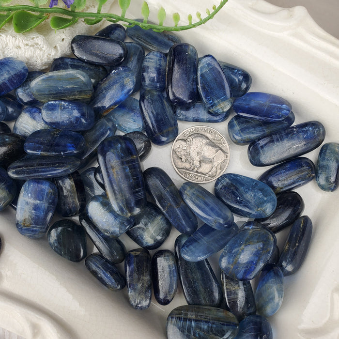 Blue Kyanite Tumbles