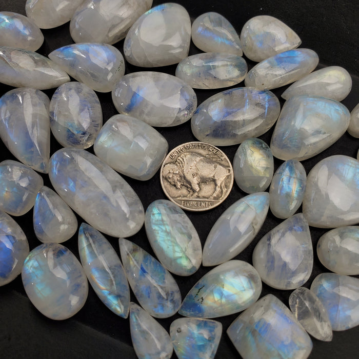 Moonstone Cabochons, second quality