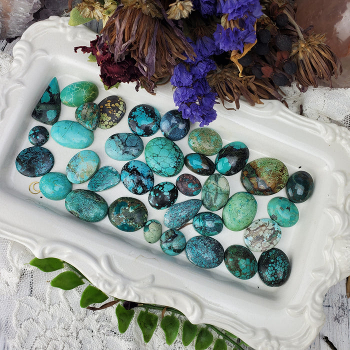 Tibetan Turquoise Cabochons