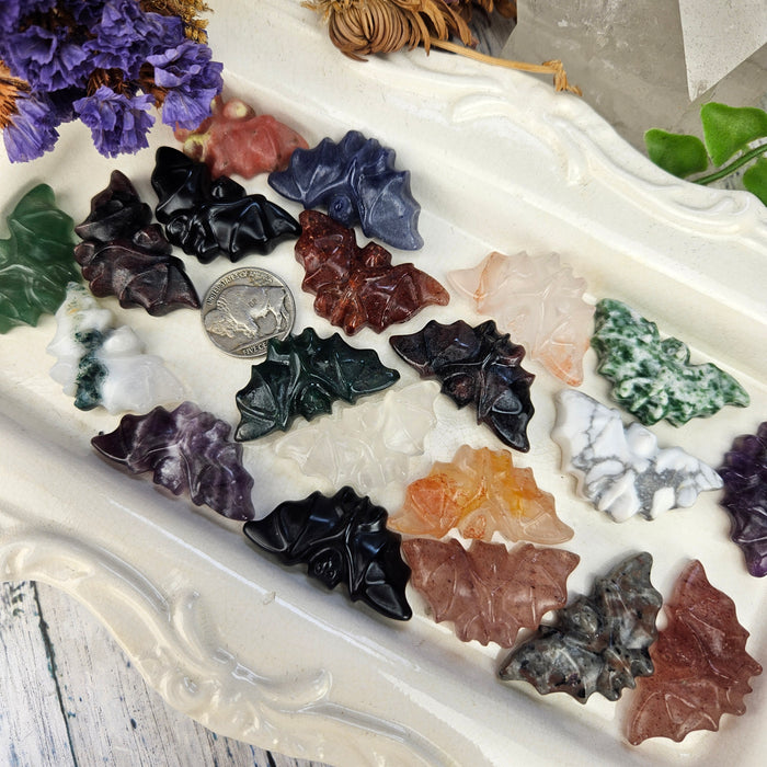 Crystal Bat Cabochons