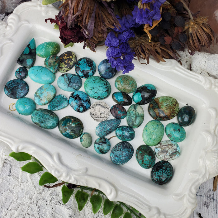 Tibetan Turquoise Cabochons