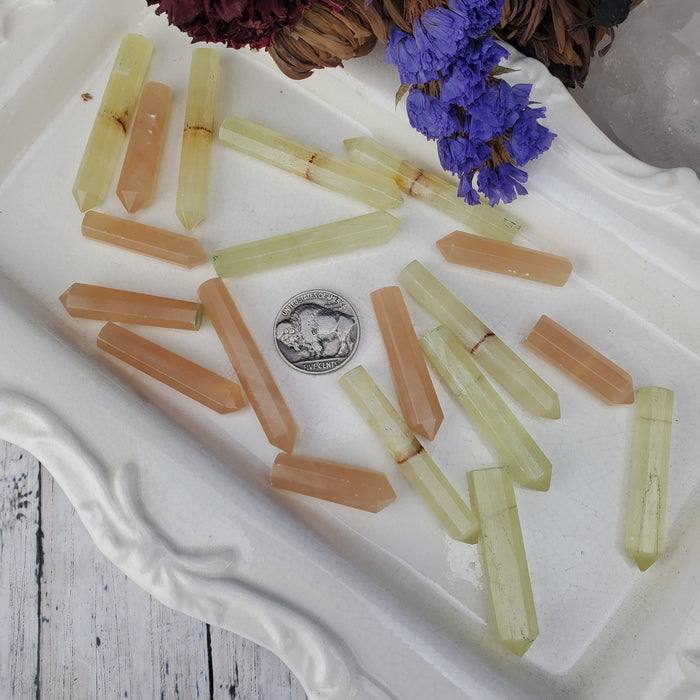 Lemonade Calcite Points