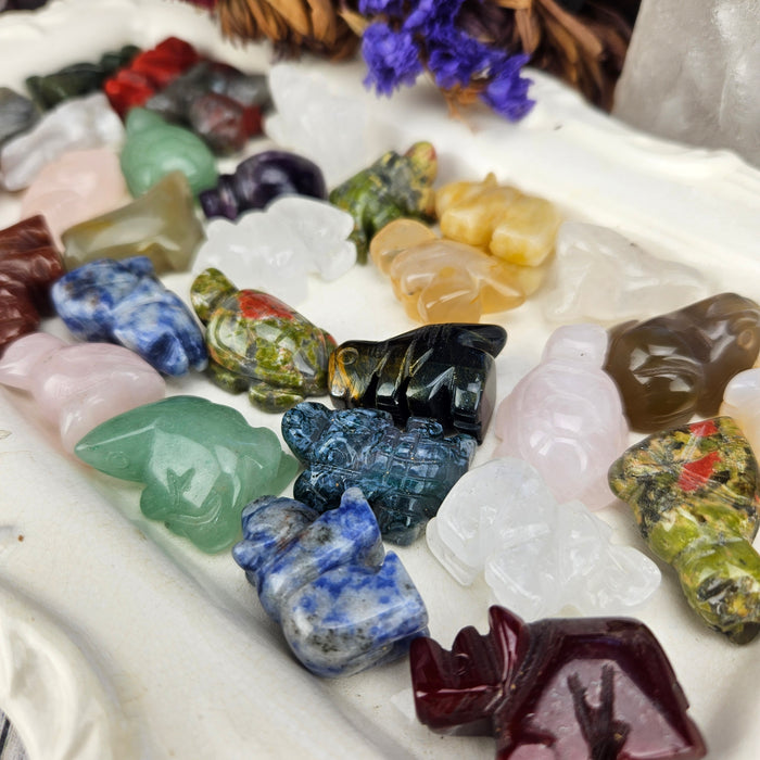 Mini Crystal Animal Carvings