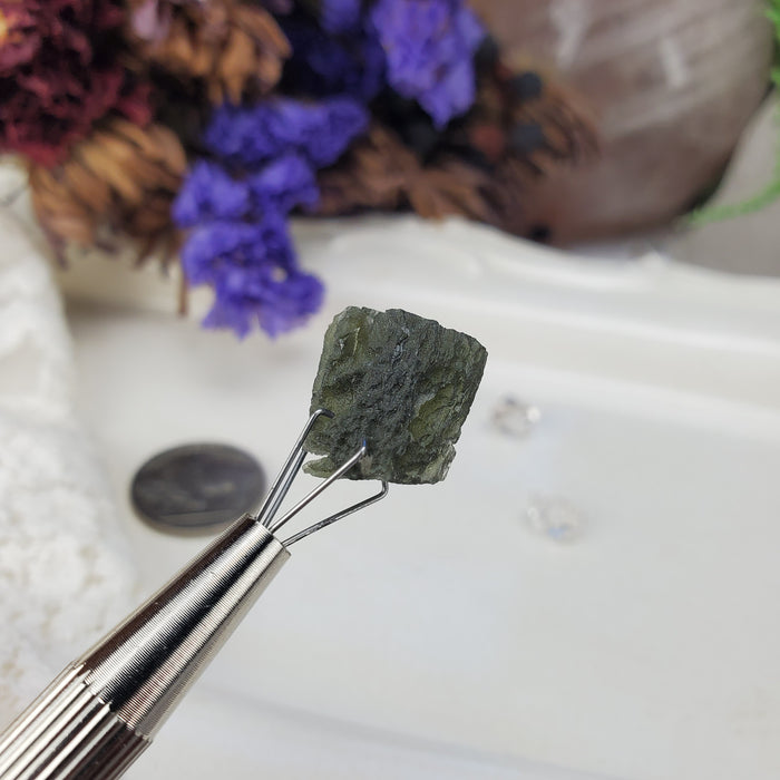 Moldavite, raw 18