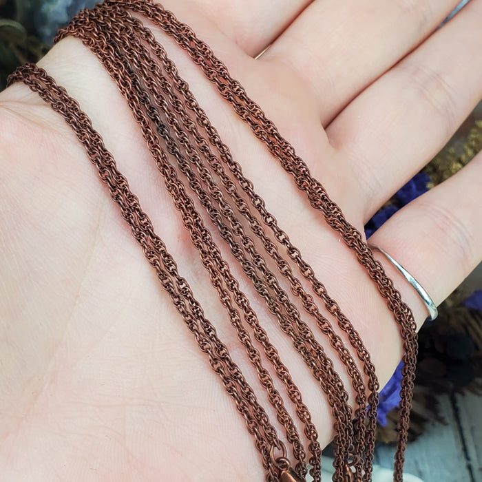 Copper Rope Chain