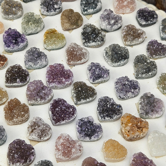 Druzy Heart Cabochons