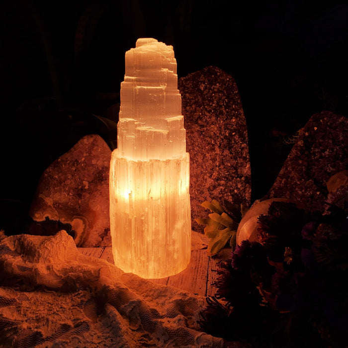 Selenite Lamps