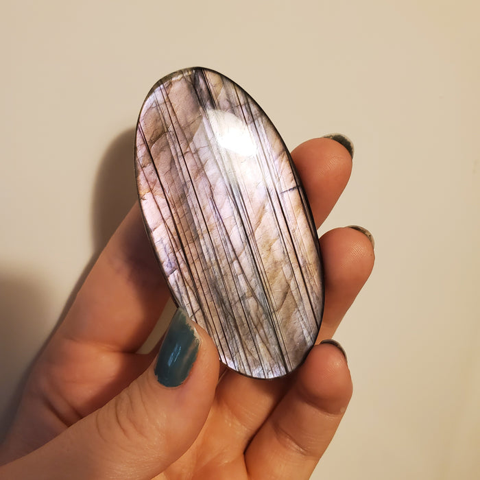 Mauve Labradorite Cabochon, 6