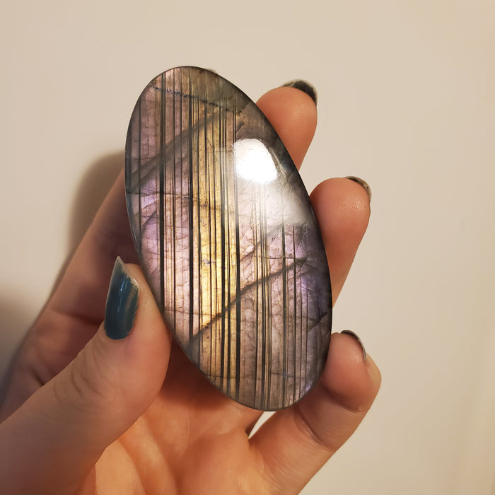 Mauve Labradorite Cabochon, 7