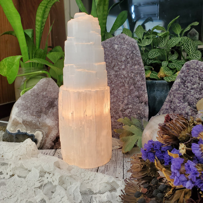 Selenite Lamps