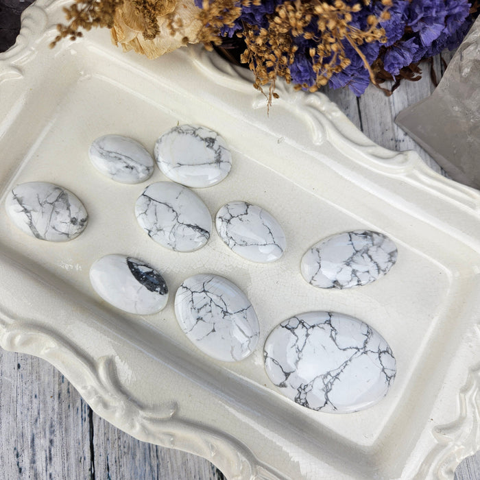 Howlite Oval Cabochons
