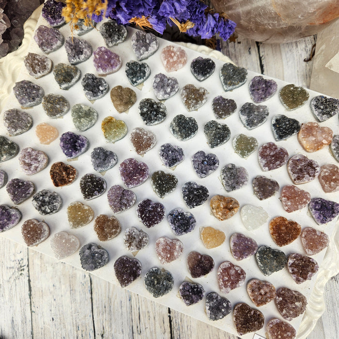 Druzy Heart Cabochons