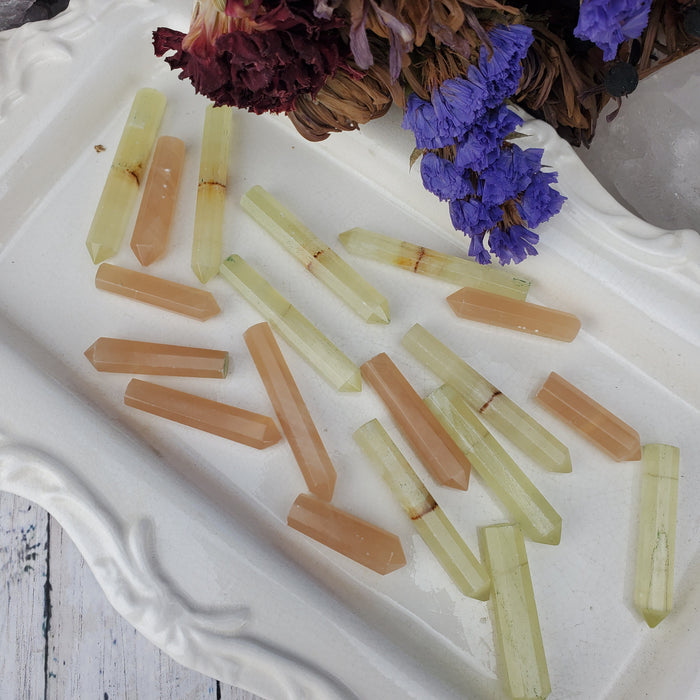 Lemonade Calcite Points