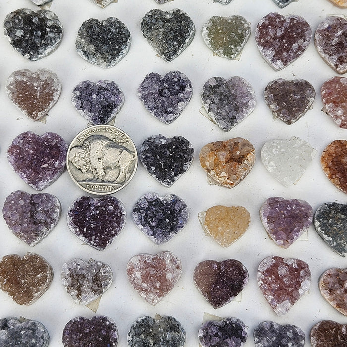 Druzy Heart Cabochons