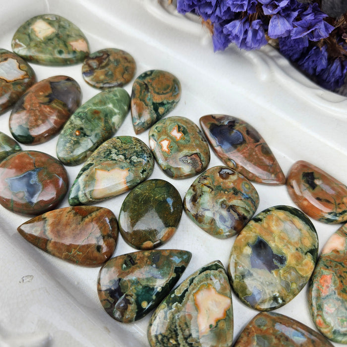 Rainforest Jasper Cabochons