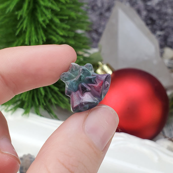 Fluorite Jingle Bell Carving