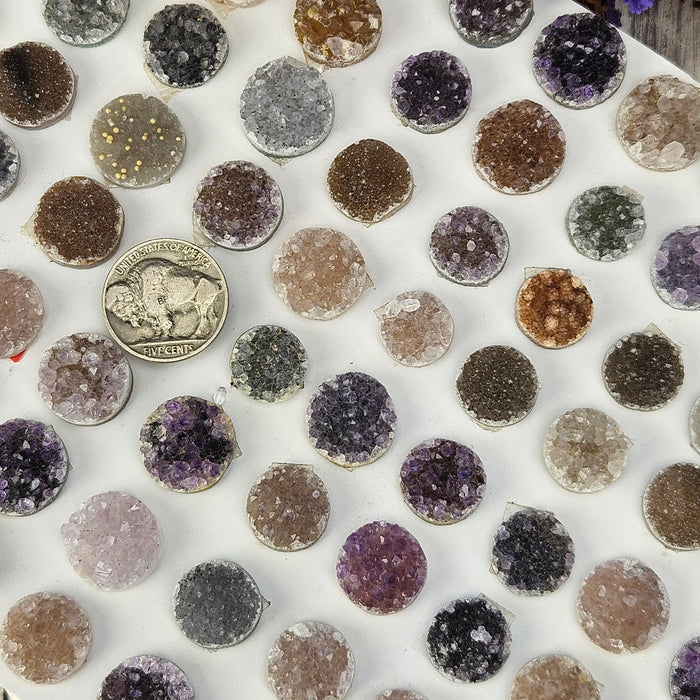 Druzy Round Cabochons