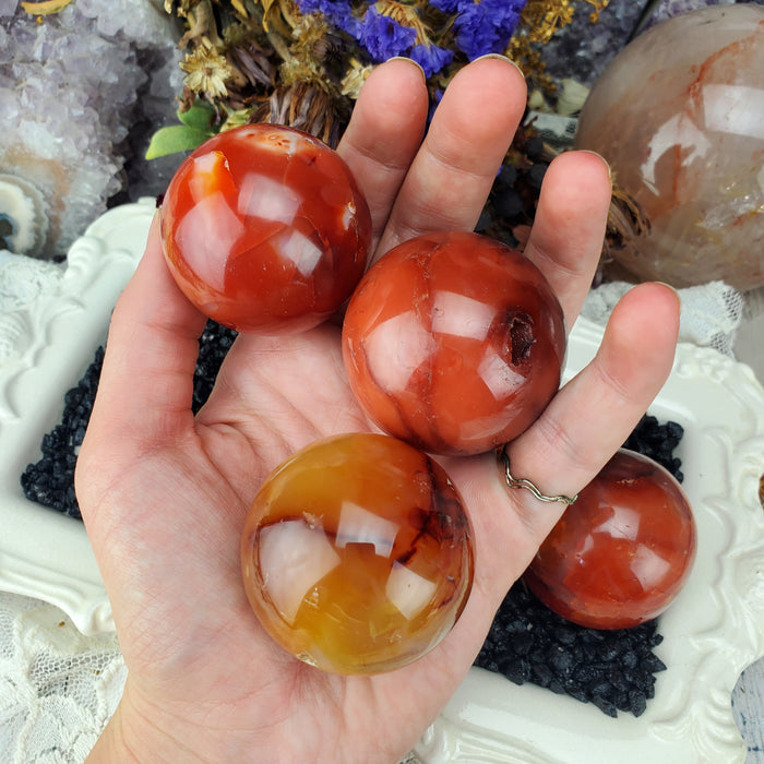 Carnelian Spheres