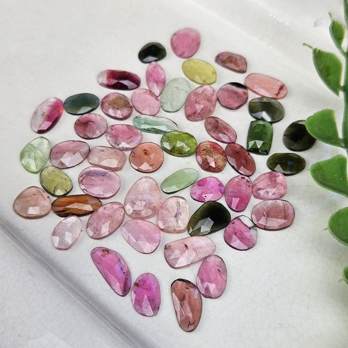 Tourmaline Rose Cut Cabochons