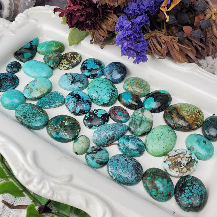 Tibetan Turquoise Cabochons