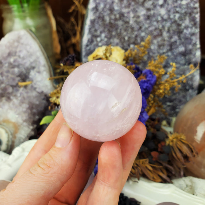 Rose Quartz Spheres