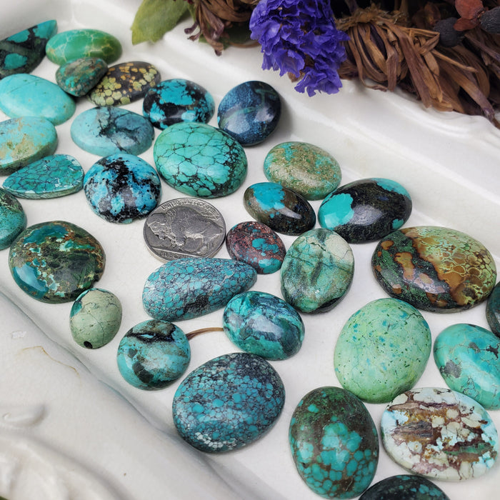 Tibetan Turquoise Cabochons