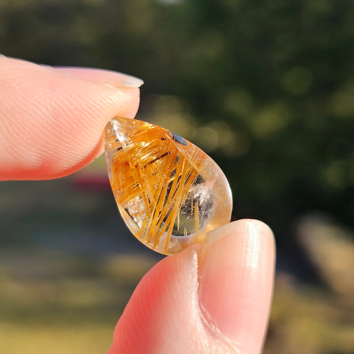 Golden Rutile Cabochon, 4